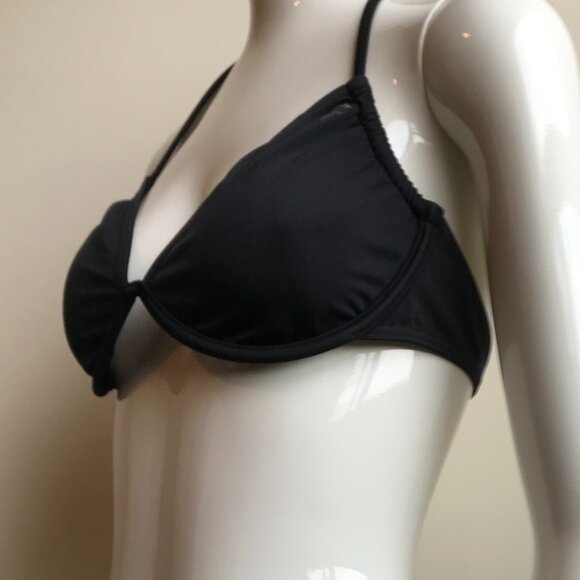 Billabong solid black underwire halter bikini top - Picture 5 of 5